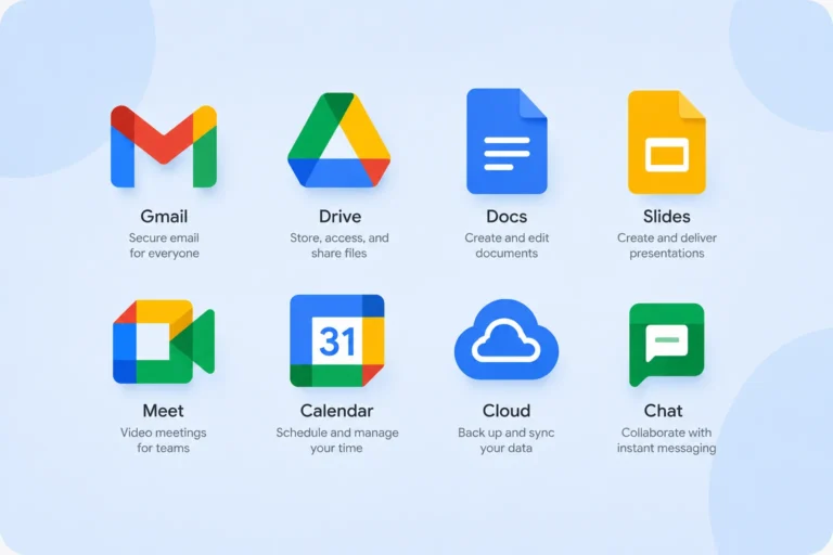 Google Workspace-digital skills courses | DigitalComputerCamp