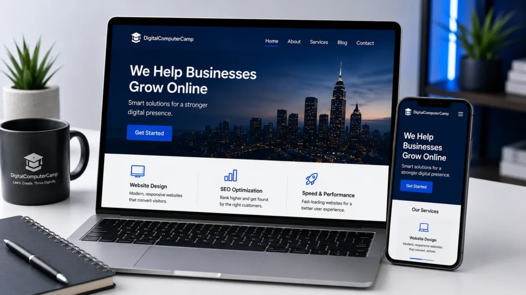 Website Design in Nairobi-DigitalComputerCamp-That Helps Your Business Grow Online
