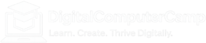 DigitalComputerCamp Official Logo White-Transparent Background